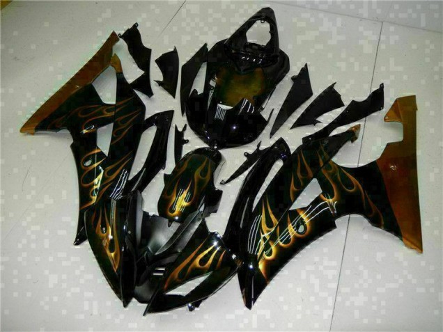 Noir Carénages Moto Yamaha R6 2008-2016 Noir Carénages Moto Yamaha R6 2008-2016