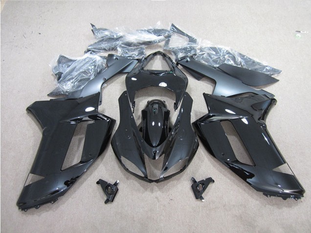 Noir Carrosserie Moto Kawasaki ZX6R 2007-2008 Noir Carrosserie Moto Kawasaki ZX6R 2007-2008