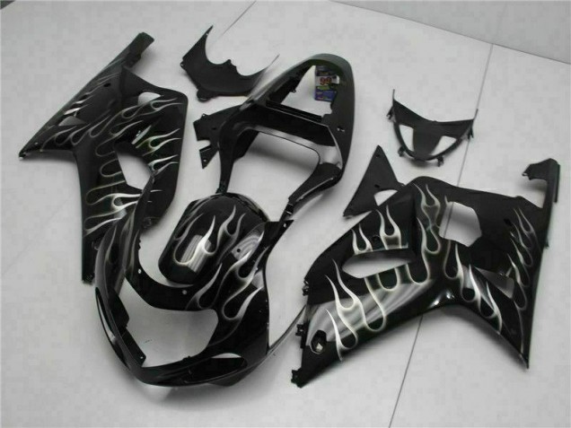 Noir Carrosserie Moto Suzuki GSXR 600 / 750 K1 K2 K3 2001-2003 Noir Carrosserie Moto Suzuki GSXR 600 / 750 K1 K2 K3 2001-2003