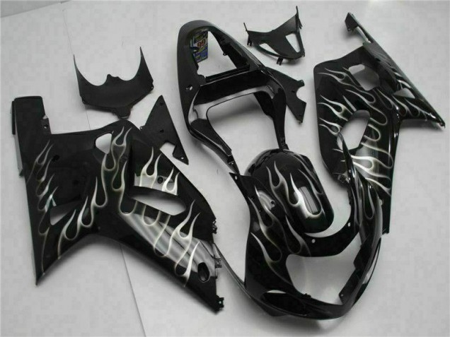 Noir Carrosserie Moto Suzuki GSXR 600 / 750 K1 K2 K3 2001-2003 Noir Carrosserie Moto Suzuki GSXR 600 / 750 K1 K2 K3 2001-2003