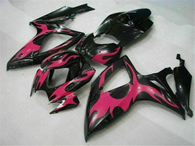 Noir Carrosserie Moto Suzuki GSXR 600 / 750 K6 2006-2007 Noir Carrosserie Moto Suzuki GSXR 600 / 750 K6 2006-2007