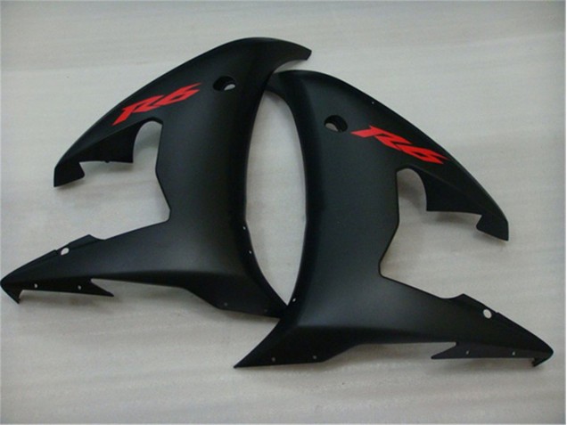 Noir Carrosserie Moto Yamaha R6 2003-2005 Noir Carrosserie Moto Yamaha R6 2003-2005