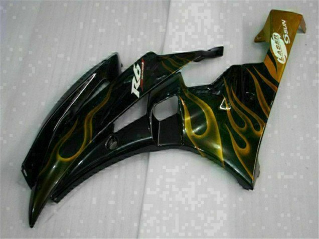 Noir Carrosserie Moto Yamaha R6 2006-2007 Noir Carrosserie Moto Yamaha R6 2006-2007