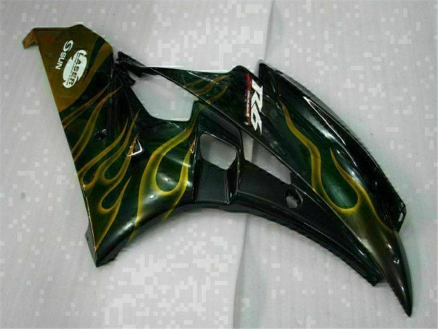 Noir Carrosserie Moto Yamaha R6 2006-2007 Noir Carrosserie Moto Yamaha R6 2006-2007