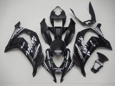 Noir Courses Ninja Carénage Moto Kawasaki ZX10R 2016-2019