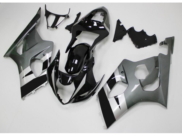 Noir Gris Carénage Moto Suzuki GSXR 1000 K3 2003-2004 Noir Gris Carénage Moto Suzuki GSXR 1000 K3 2003-2004