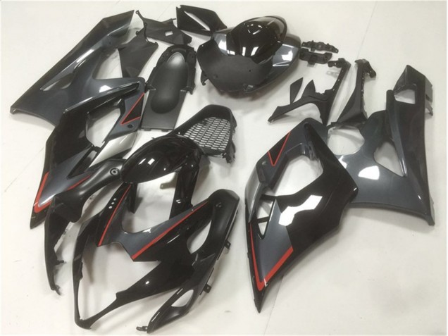 Noir Gris Carénage Moto Suzuki GSXR 1000 K5 2005-2006 Noir Gris Carénage Moto Suzuki GSXR 1000 K5 2005-2006