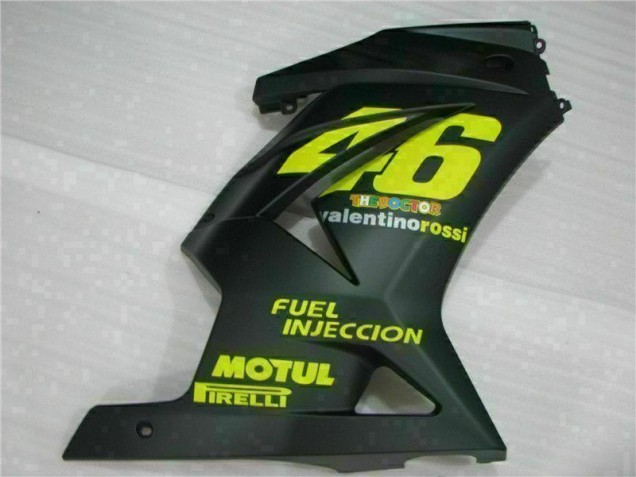 Noir Jaune 46 Carénage Moto Kawasaki EX250 2008-2012 Noir Jaune 46 Carénage Moto Kawasaki EX250 2008-2012