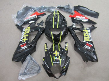Noir Jaune Rizla Carénage Moto Suzuki GSXR 1000 K7 2007-2008