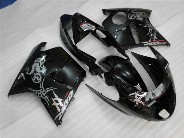 Noir Kit Carénages Motos Complet Honda CBR 1100 XX 1996-2007 Noir Kit Carénages Motos Complet Honda CBR 1100 XX 1996-2007