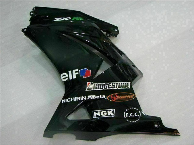 Noir Kit Carénages Motos Complet Kawasaki EX250 2008-2012 Noir Kit Carénages Motos Complet Kawasaki EX250 2008-2012