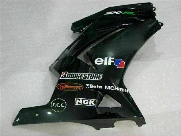 Noir Kit Carénages Motos Complet Kawasaki EX250 2008-2012 Noir Kit Carénages Motos Complet Kawasaki EX250 2008-2012