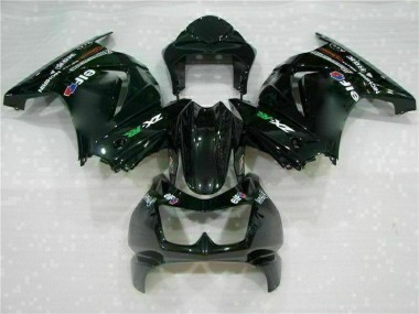 Noir Kit Carénages Motos Complet Kawasaki EX250 2008-2012