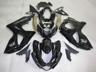 Noir Kit Carénages Motos Complet Suzuki GSXR 1000 K9 2009-2016