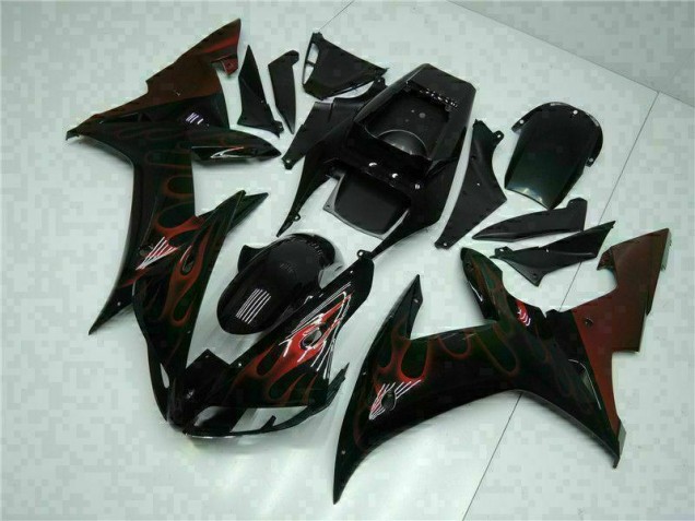 Noir Kit Carénages Motos Complet Yamaha R1 2002-2003 Noir Kit Carénages Motos Complet Yamaha R1 2002-2003