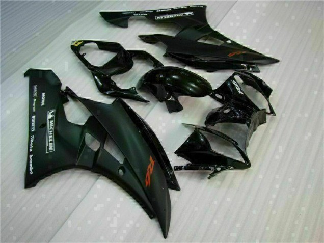Noir Kit Carénages Motos Complet Yamaha R6 2006-2007