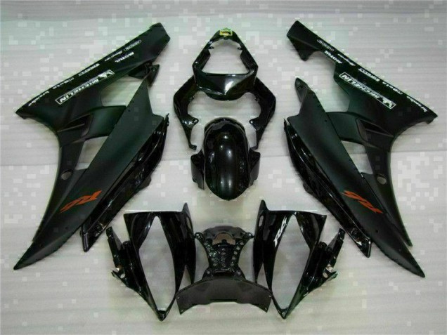 Noir Kit Carénages Motos Complet Yamaha R6 2006-2007