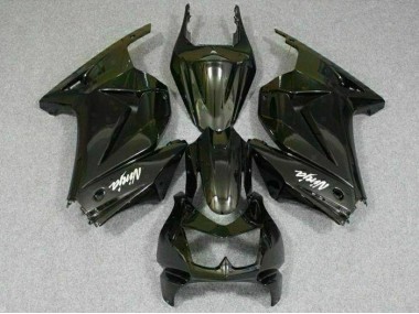 Noir Kit Carénages Motos Kawasaki EX250 2008-2012