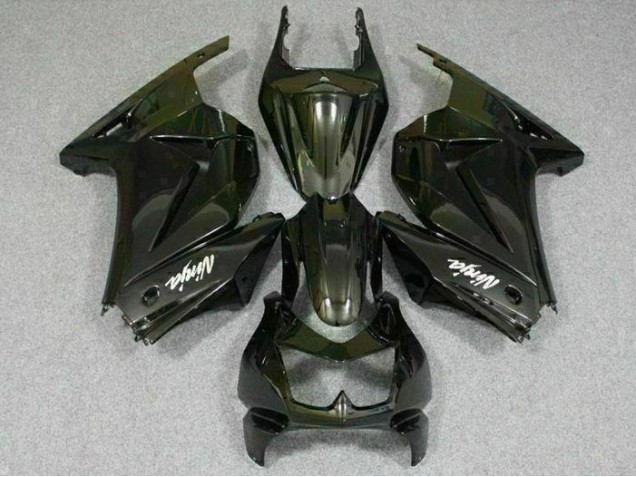 Noir Kit Carénages Motos Kawasaki EX250 2008-2012 Noir Kit Carénages Motos Kawasaki EX250 2008-2012
