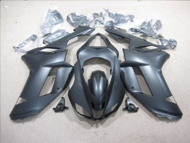 Noir Kit Carénages Motos Kawasaki ZX6R 2007-2008