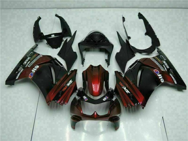 Noir Kit Carénages Motos & Plastique Kawasaki EX250 2008-2012 Noir Kit Carénages Motos & Plastique Kawasaki EX250 2008-2012