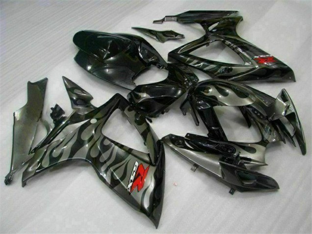 Noir Kit Carénages Motos & Plastique Suzuki GSXR 600 / 750 K6 2006-2007 Noir Kit Carénages Motos & Plastique Suzuki GSXR 600 / 750 K6 2006-2007