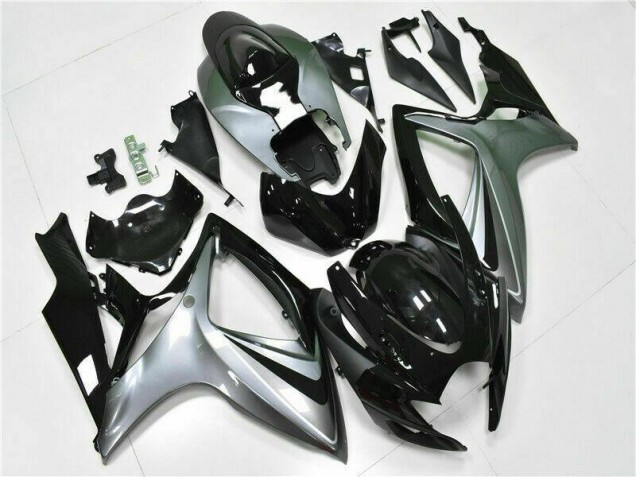Noir Kit Carénages Motos Suzuki GSXR 600 / 750 K6 2006-2007 Noir Kit Carénages Motos Suzuki GSXR 600 / 750 K6 2006-2007