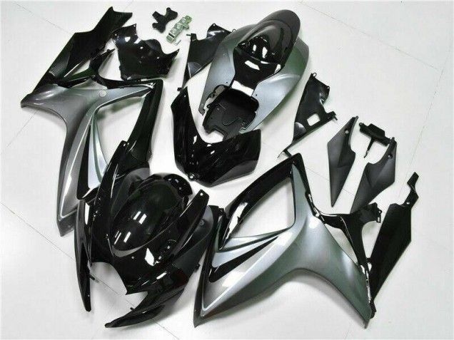 Noir Kit Carénages Motos Suzuki GSXR 600 / 750 K6 2006-2007 Noir Kit Carénages Motos Suzuki GSXR 600 / 750 K6 2006-2007