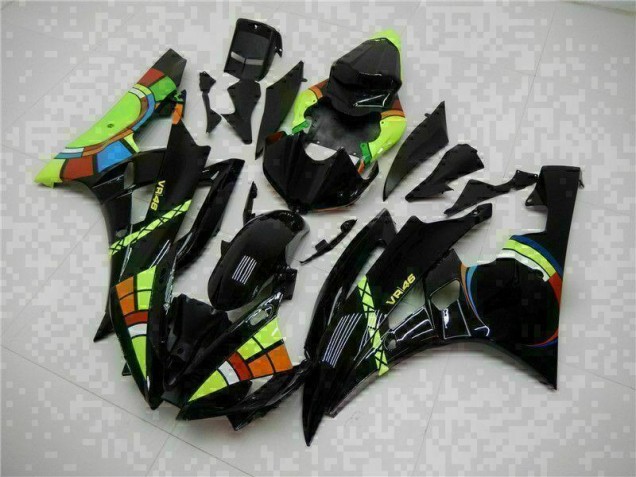 Noir Kit Carénages Motos Yamaha R6 2006-2007 Noir Kit Carénages Motos Yamaha R6 2006-2007
