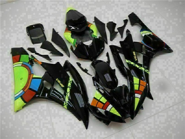 Noir Kit Carénages Motos Yamaha R6 2006-2007 Noir Kit Carénages Motos Yamaha R6 2006-2007