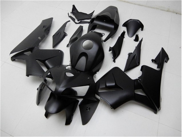 Noir Mat Carénage Moto Honda CBR 600 RR 2005-2006 Noir Mat Carénage Moto Honda CBR 600 RR 2005-2006