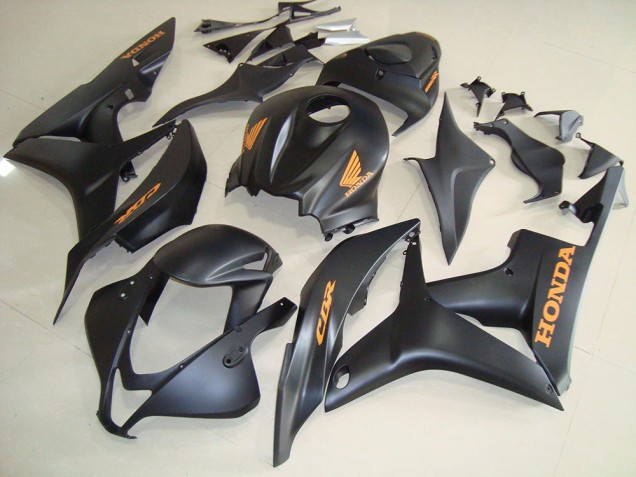 Noir Mat Carénage Moto Honda CBR 600 RR 2007-2008 Noir Mat Carénage Moto Honda CBR 600 RR 2007-2008