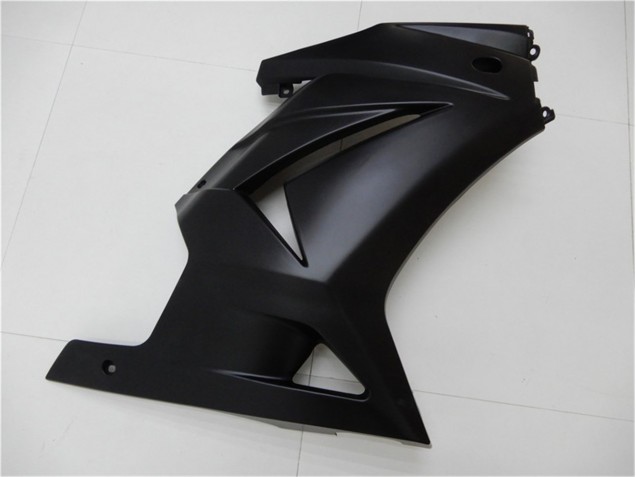 Noir Mat Carénage Moto Kawasaki EX250 2008-2012 Noir Mat Carénage Moto Kawasaki EX250 2008-2012