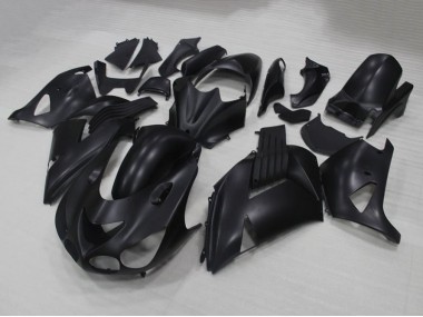 Noir Mat Carénage Moto Kawasaki ZX14R ZZR 1400 2006-2011