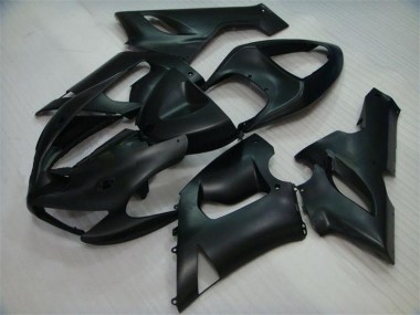 Noir Mat Carénage Moto Kawasaki ZX6R 2005-2006