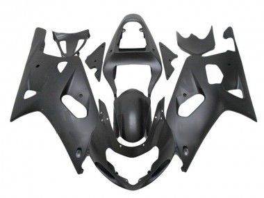 Noir Mat Carénage Moto Suzuki GSXR 600 / 750 K1 K2 K3 2001-2003