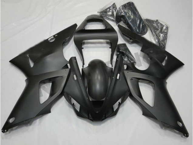 Noir Mat Carénage Moto Yamaha R1 2000-2001 Noir Mat Carénage Moto Yamaha R1 2000-2001