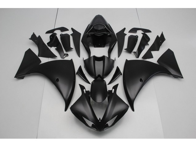 Noir Mat Carénage Moto Yamaha R1 2009-2011 Noir Mat Carénage Moto Yamaha R1 2009-2011