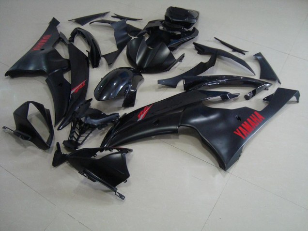Noir Mat Carénage Moto Yamaha R6 2008-2016 Noir Mat Carénage Moto Yamaha R6 2008-2016