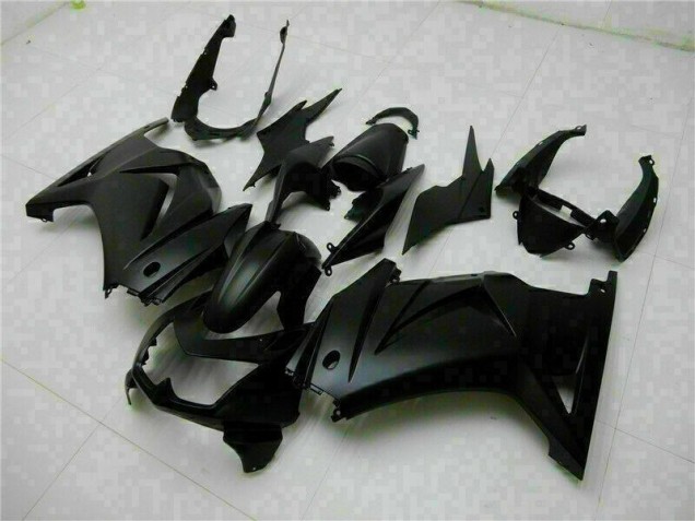 Noir Mat Carénages Moto Kawasaki EX250 2008-2012 Noir Mat Carénages Moto Kawasaki EX250 2008-2012