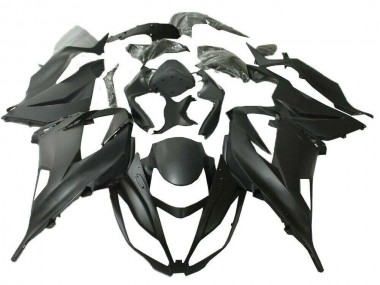 Noir Mat Carénages Moto Kawasaki ZX6R 2013-2018