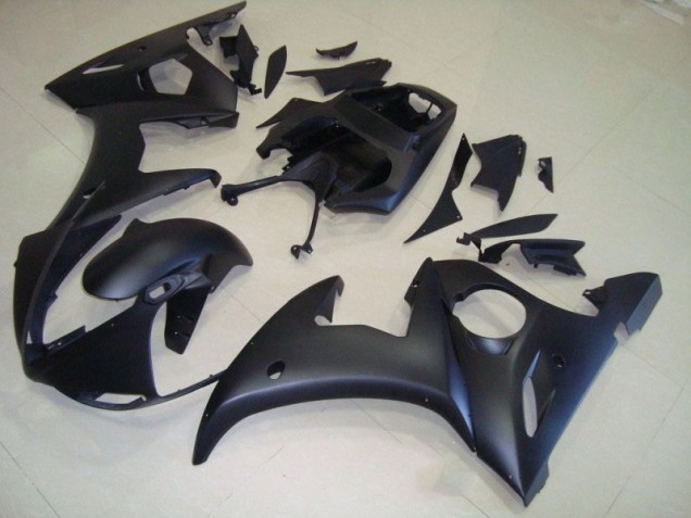 Noir Mat Carénages Moto Yamaha R6 2003-2005 Noir Mat Carénages Moto Yamaha R6 2003-2005