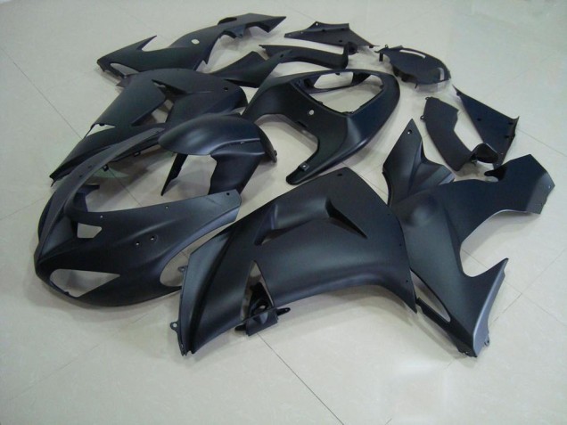 Noir Mat Carrosserie Moto Kawasaki ZX10R 2006-2007 Noir Mat Carrosserie Moto Kawasaki ZX10R 2006-2007