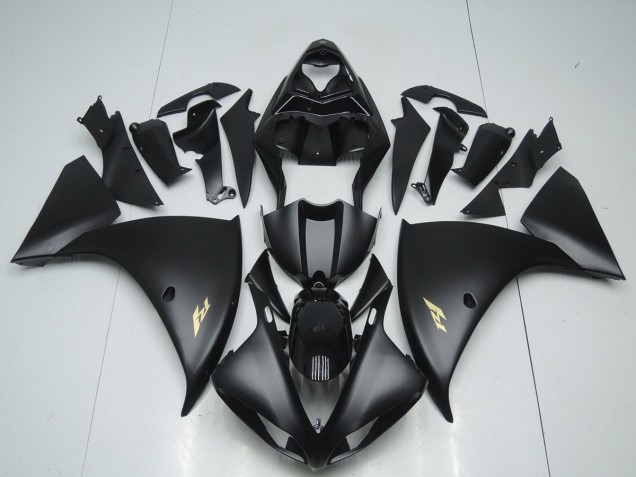 Noir Mat Décalque Carénage Moto Yamaha R1 2012-2014 Noir Mat Décalque Carénage Moto Yamaha R1 2012-2014