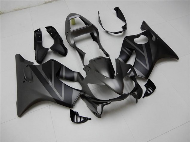 Noir Mat Gris Carénage Moto Honda CBR 600 F4i 2001-2003 Noir Mat Gris Carénage Moto Honda CBR 600 F4i 2001-2003