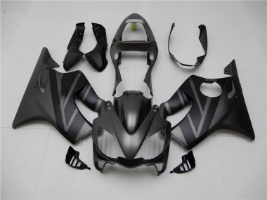 Noir Mat Gris Carénage Moto Honda CBR 600 F4i 2001-2003