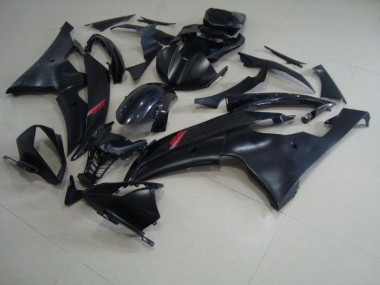 Noir Mat Noir Brillant Carénage Moto Yamaha R6 2008-2016