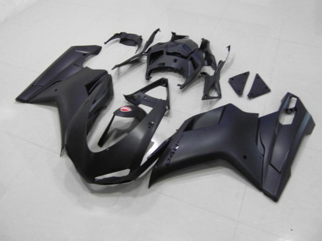 Noir Mat Noir Décalque Carénage Moto Ducati 848 1098 1198 2007-2014 Noir Mat Noir Décalque Carénage Moto Ducati 848 1098 1198 2007-2014