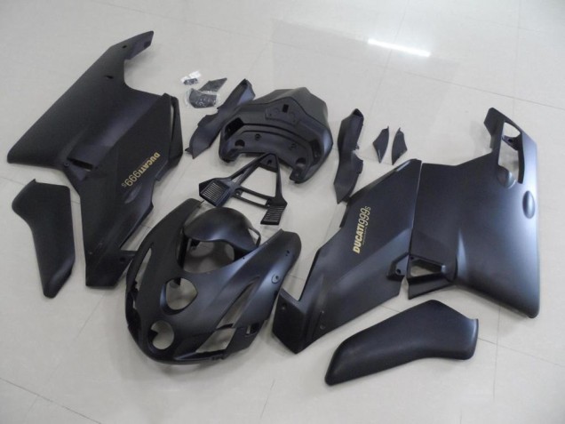 Noir Mat Or Décalque Carénage Moto Ducati 749 999 2003-2004 Noir Mat Or Décalque Carénage Moto Ducati 749 999 2003-2004