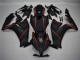 Noir Mat Rouge Carénage Moto Honda CBR 1000 RR 2012-2016